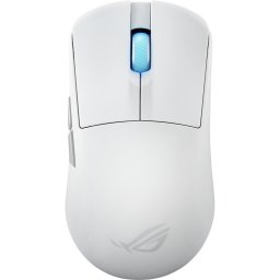 Mouse ROG Harpe Ace Aim Lab Edition – eSports, tri‑mode (2.4 GHz + BT + USB‑C), optic 36.000 DPI, 5 butoane + scroll, 54 g, negru