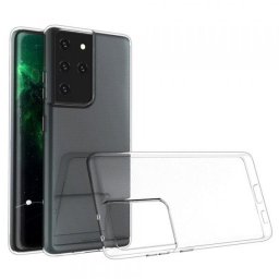 Husa Husa pentru Samsung Galaxy S21 Ultra 5G G998, OEM, Ultra Slim, 0.5mm, Transparenta