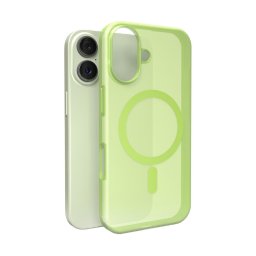 Husa Puro Daylight Magsafe Compatible Silicone Case for iPhone 17 - Translucent Green