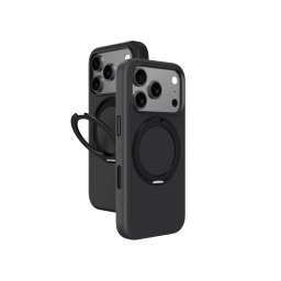 Husa AmazingThing Cloudie iPhone 17 Pro Case with Stand - Black