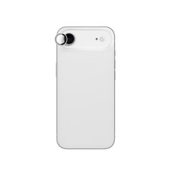 Folie de sticlă pentru cameră AmazingThing cu ramă din aluminiu pentru Apple iPhone 17 Air - argintiu
