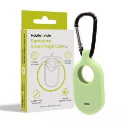 Husa Mobile Origin Samsung SmartTag2 Case, fosfor green
