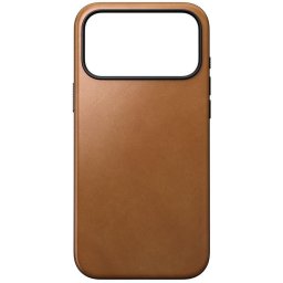 Husa Nomad Modern Leather Case, english tan - iPhone 17 Pro Max