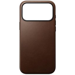 Husa Nomad Modern Leather Case, brown - iPhone 17 Pro Max