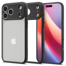 Husa Spigen Ultra Hybrid matte - Husă telefon - compatibil cu Apple iPhone 17 Pro Max - culoare Negru