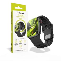 Mobile Origin Strap III, black - Apple Watch 49mm/46mm/45mm/44mm