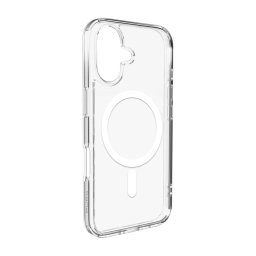 Husa Puro Lite Mag TPU+PC Case Compatible with MagSafe for iPhone 17 - Transparent with White Ring
