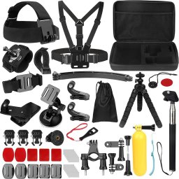 Set Accesorii GoPro 50in1 - Action Camera CamQuest (SA50) - Black