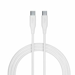 Cablu de date si incarcare AUC-02 USB-C to USB-C 100W 1m Alb