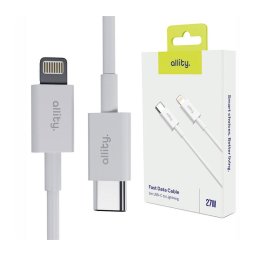 Cablu de date si incarcare Allity AUC-03 USB-C to Lightning 27W 1m Negru