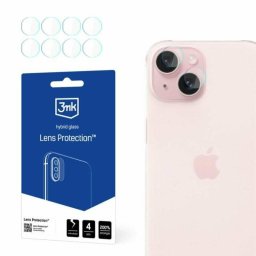Folie de protecție cameră Iphone 15 / 15 Pro / 16 3mk Lens Protection / Lens Pro Apple STICLĂ
