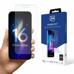 Folie protectie ecran 3mk Silky Matt Pro pentru Apple iPhone 16