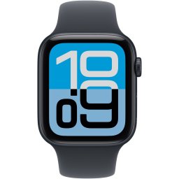 Ceas Smartwatch Apple Watch SE 3 (2025), GPS + Cellular, 40mm Midnight Aluminum Case, Midnight Sport Band - S/M