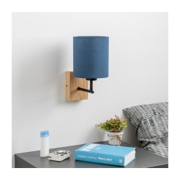 Lampă de perete BRILAGI NUBILA WOOD 1xE27/25W/230V stejar/albastru închis