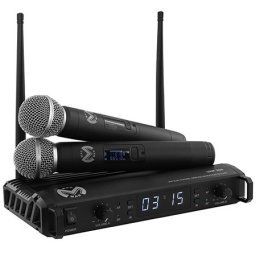 Statie 2 microfoane UHF wireless Mac Mah UHF 200M