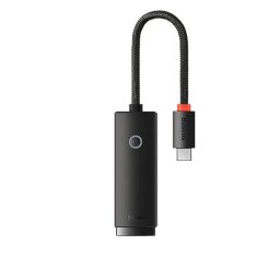 ADAPTOR RETEA Baseus Lite, USB Type-C to RJ-45 Gigabit LAN, LED, negru "WKQX000301
