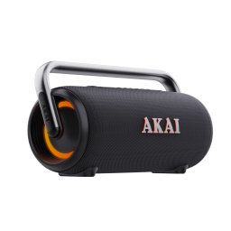 Boxa portabila Akai cu BT IPX5, 60W, Negru-Portocaliu