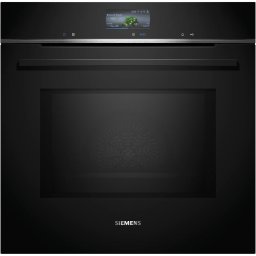 Cuptor electric incorporabil Siemens IQ700 HM776GKB1, Functie de microunde, Autocuratare pirolitica, HomeConnect, cookControl Pro, Convectie 4D, 67 L, 60cm, Negru+Inox