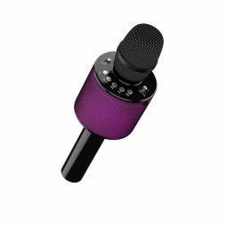 Microfon wireless Akai PartyVoice Mic, cu karaoke integrat, boxa incorporata, lumini LED colorate si Bluetooth 5.4.