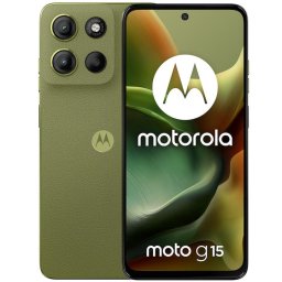 Telefon mobil Motorola G15, Dual SIM, 128GB, 8GB RAM, Iguana Green