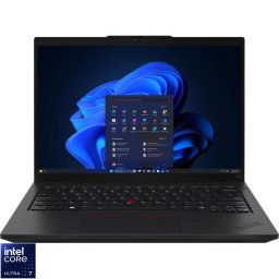 Laptop Lenovo ThinkPad L14 Gen 6, Display 14'' WUXGA (1920x1200), IPS, Procesor Intel® Core™ Ultra 7 255U, Memorie RAM 32GB DDR5, Capacitate de stocare 1TB SSD, Placa video integrata Intel Graphics, Windows 11 Pro, Negru (INT Keyboard)