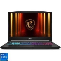 Laptop Gaming MSI Katana 15 HX B14WFK, Display 15.6'' QHD (2560x1440), Procesor Intel® Core™ i7 14650HX, Memorie RAM 16GB DDR5, Capacitate de stocare 512GB SSD, Placa video dedicata NVIDIA GeForce RTX 5060 8GB, Free DOS, (INT Keyboard)