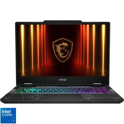 Laptop Gaming MSI Cyborg 15 B2RWFKG, Display 15.6'' FHD (1920 x 1080), Procesor Intel® Core™ 7 240H, Memorie RAM 16GB DDR5, Capacitate de stocare 512GB SSD, Placa video dedicata NVIDIA GeForce RTX 5060 8GB, Free DOS, Negru (INT Keyboard)