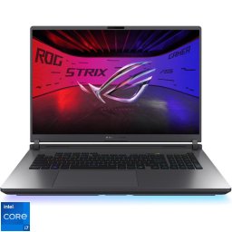 Laptop Gaming ASUS ROG Strix G18 G815JHR, Display 18'' FHD+ (1920 x 1200), Procesor Intel® Core™ i7 14650HX, Memorie RAM 16GB DDR5, Capacitate de stocare 512GB SSD, Placa video dedicata NVIDIA GeForce RTX 5050 8GB, No OS, Gri (INT Keyboard)