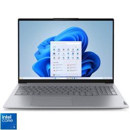 Laptop Lenovo ThinkBook 16 G8 IRL, Display 16" WUXGA 1920x1200, IPS, Procesor Intel® Core™ 5 210H, Memorie RAM 16GB DDR5, Capacitate de stocare 512GB SSD, Placa video integrata Intel Graphics, Windows 11 Pro, Gri (INT Keyboard)