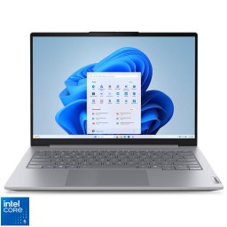 Laptop Lenovo ThinkBook 14 G8 IRL, Display 14" WUXGA 1920x1200, IPS, Procesor Intel® Core™ 5 210H, Memorie RAM 16GB DDR5, Capacitate de stocare 512GB SSD, Placa video integrata Intel Graphics, Windows 11 Pro, Gri (INT Keyboard)