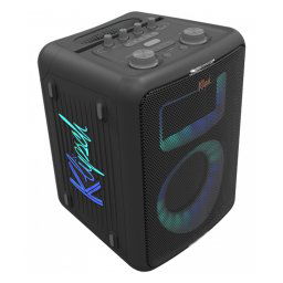 Sistem audio portabil KLIPSCH VEGAS, 95db, Bluetooth 5.2, Autonomie 18 ore, Microfon inclus, IPX4, Karaoke, Negru