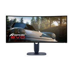 Monitor Gaming QD-OLED Dell Alienware AW3425DW, 34.2 inch, WQHD 3440 x 1440, HDMI, DisplayPort, Ecran curbat, 240 Hz, 0.03 ms, Negru