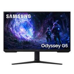 Monitor Gaming VA LED Samsung Odyssey G5, 32 inch, QHD 2560 x 1440, HDMI, DisplayPort, Pivot, 180 Hz, 1 ms, Negru