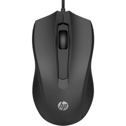 Mouse HP 105 Wired, cu fir, Negru