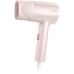 Uscator de par Philips BHD321/50, 1600W, ingrijire cu ioni, 2 setari de viteza, 2 setari de temperatura, cap de coafare, Roz