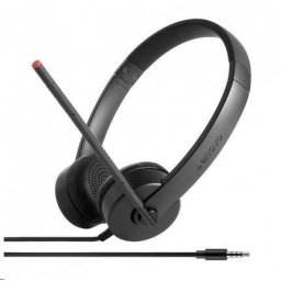 Casti Lenovo Essential Stereo Analog, 4XD0K25030, Headset, 20 Hz – 20 kHz, Negru