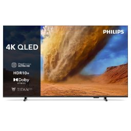 Televizor Philips QLED 55PUS7810, 139 cm, Smart TV, 4K Ultra HD, Clasa E (Model 2025), Negru