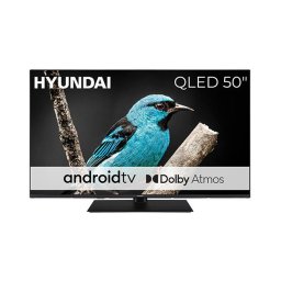 Televizor Smart Hyundai QLX50850G, QLED, 50", 127 cm, 4K UHD, HDR, clasa E, Negru