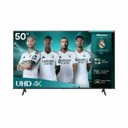 Televizor Smart LED Hisense 50A6Q, 50", 126 cm, 4K Ultra HD, 20W RMS, Negru