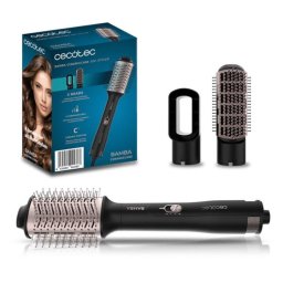 Set perie electrica fixa Cecotec CeramicCare 3in1 Styler, Uscator, 1200 W, 3 trepte de caldura, 2 viteze, Negru