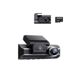 Camera auto DVR AZDOME M550Pro, Dubla, 4K, WiFi, GPS, 5GHz, WDR, G-Sensor, Mod parcare, Card 64Gb inclus