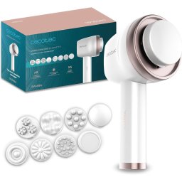 Aparat de masaj profesional corporal anticelulitic Cecotec SkinCare Push, 8 capete de masaj, 5 moduri, 6 niveluri de intensitate
