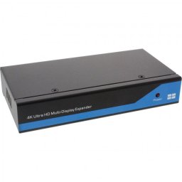 VideoWall Splitter InLine IL57831I, DisplayPort la HDMI 2x2 1in/4out 4K, Negru-Albastru