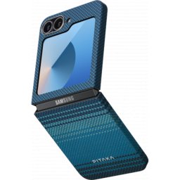 Husa de protectie Pitaka MagEZ 5 600D, Moonrise Ultra Slim Samsung Galaxy Z Flip 6, Albastru