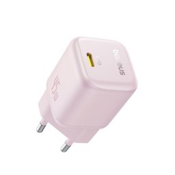 Incarcator retea Baseus PicoGo, 45W, USB-C, Fast Charger Roz