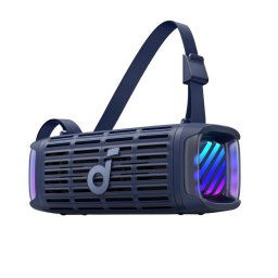 Boxa portabila Anker Soundcore Boom 3i, 50W, IP68, BassUp 2.0, Autonomie 16 ore, Bluetooth 5.3, Albastru