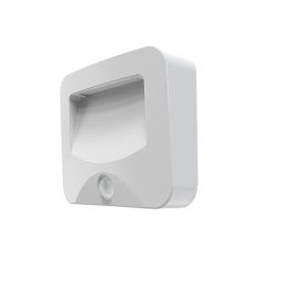 Spot LED exterior Calex Spot On cu senzor, lumina calda, 10 lm, cu baterii, IP44, Negru