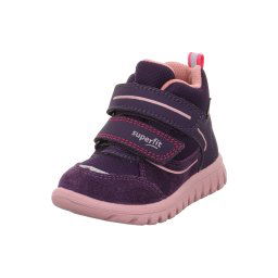 SUPERFIT Cizme 'SPORT7 MINI' gri / lila / roz pal