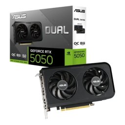 ASUS Dual -RTX5050-O8G NVIDIA GeForce RTX 5050 8 Giga Bites GDDR6 (DUAL-RTX5050-O8G/90YV0N72-M0NA00)
