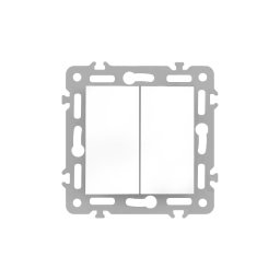 Nova comutator candelabru 10A 250V fără cadru 105 alb